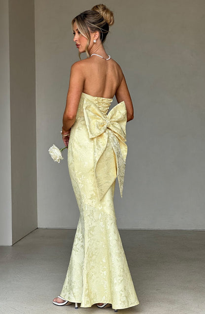 Felicity Maksi Elbise - Limon