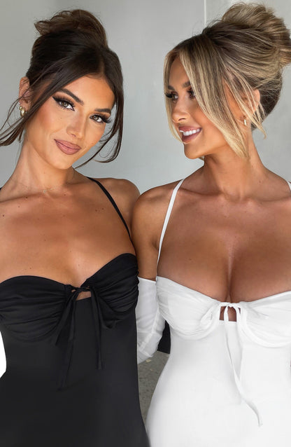 Fiona Mini Elbise - Fildişi