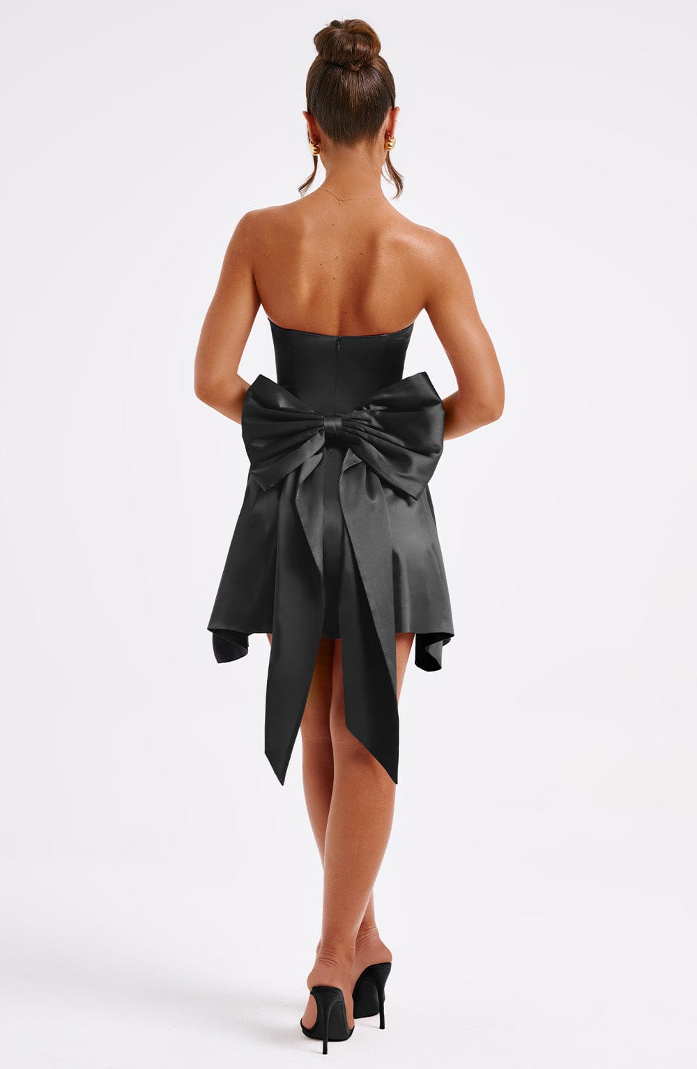 Freja Mini Elbise - Siyah