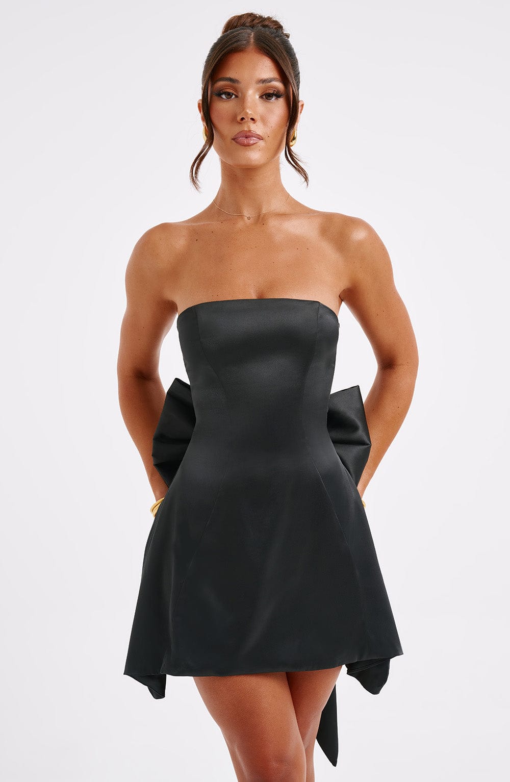Freja Mini Elbise - Siyah
