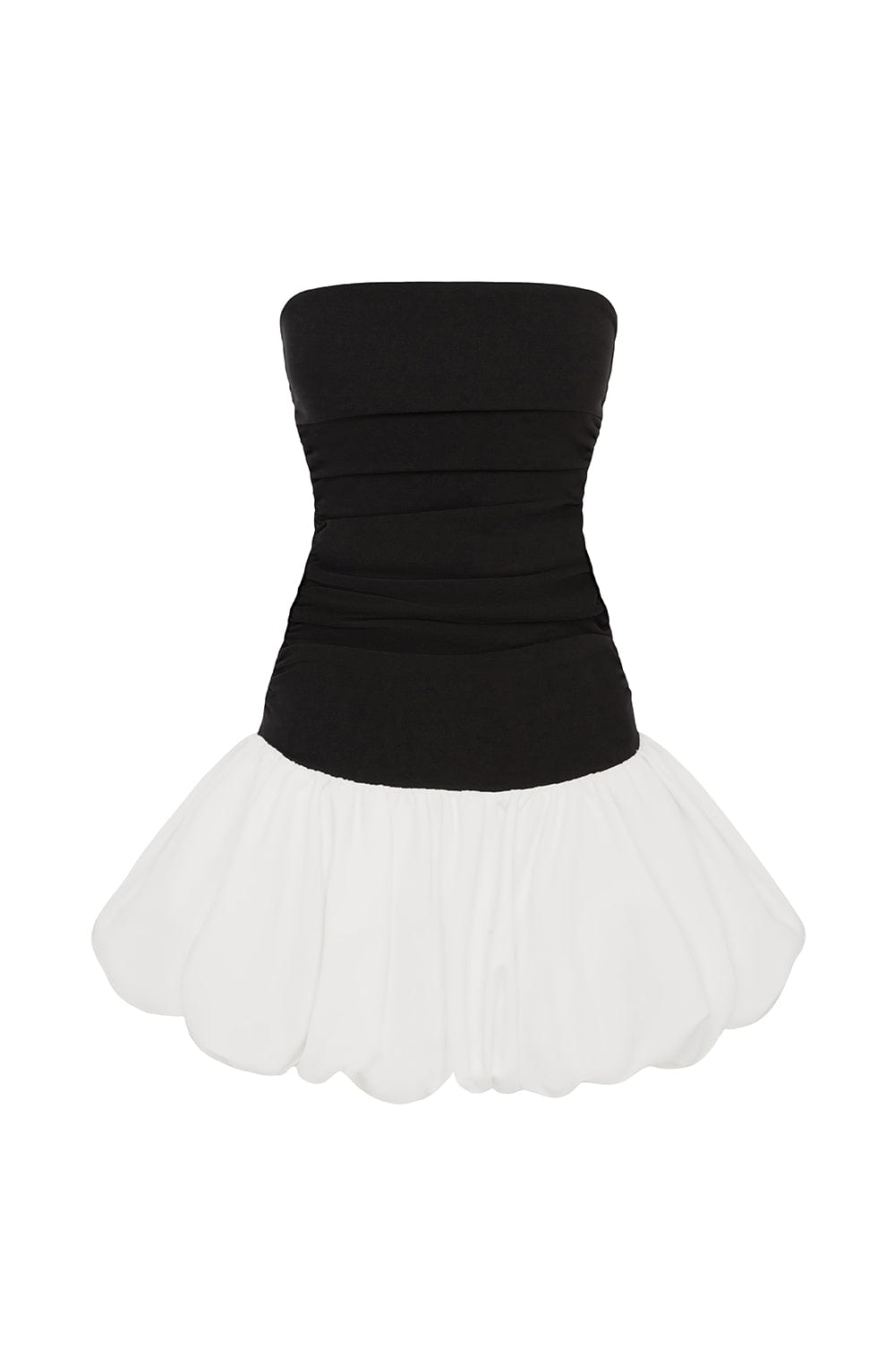 Gemma Mini Elbise - Siyah/Beyaz