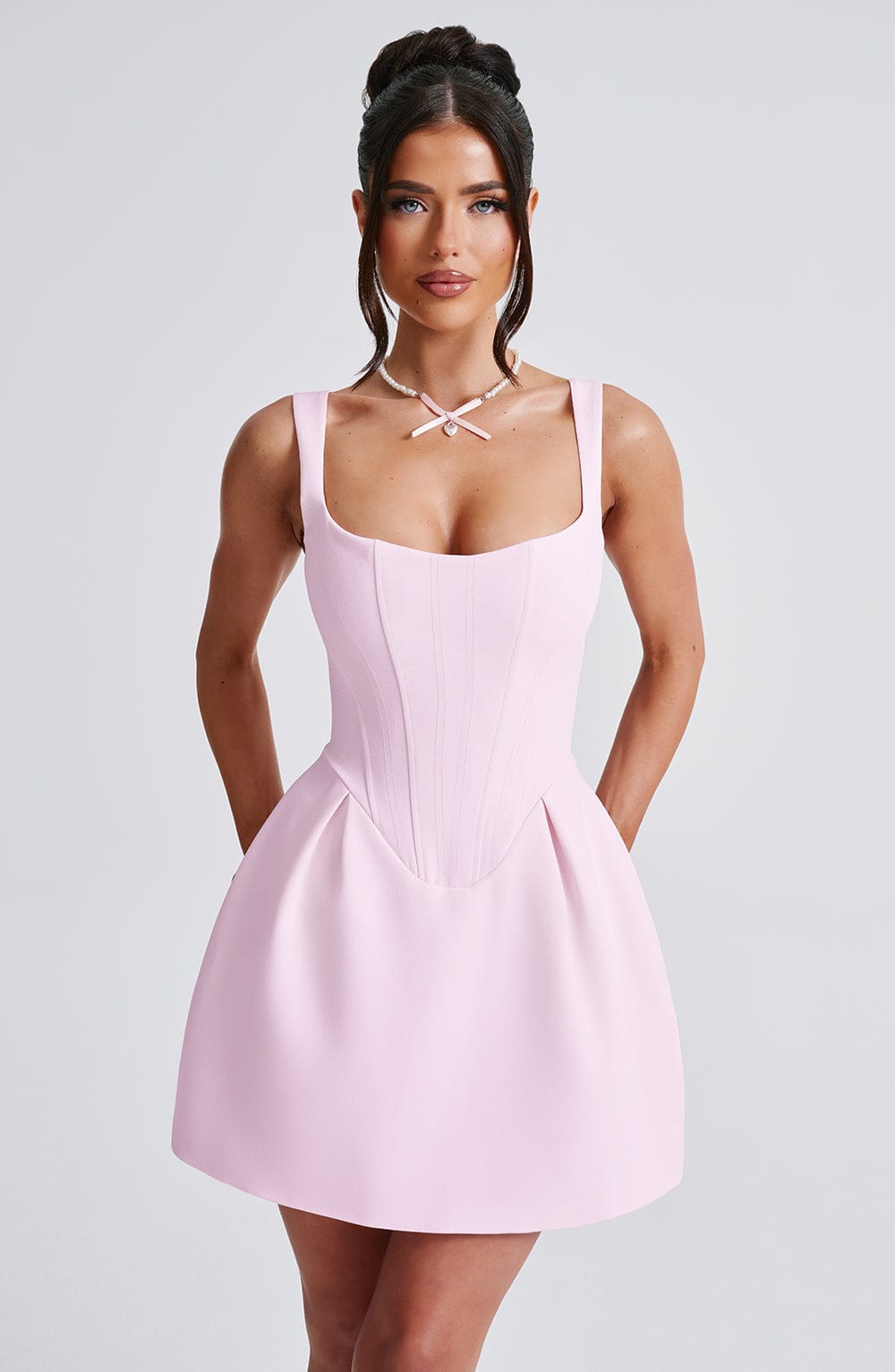 Janiyah Mini Elbise - Blush