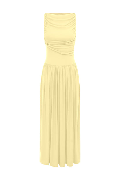 Nalla Maxi Elbise - Limon