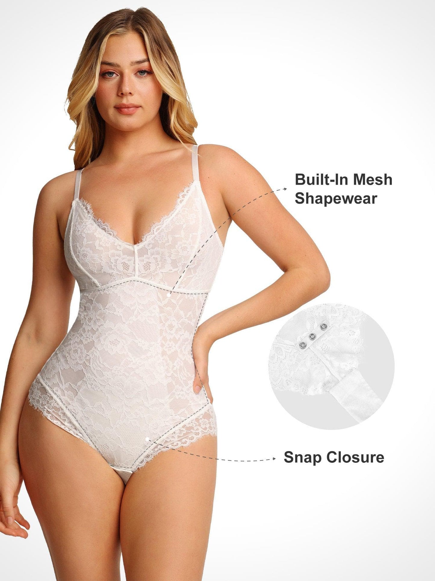 Shapewear Tam Dantel Bodysuit Midi İş Kıyafeti Etek Takımı