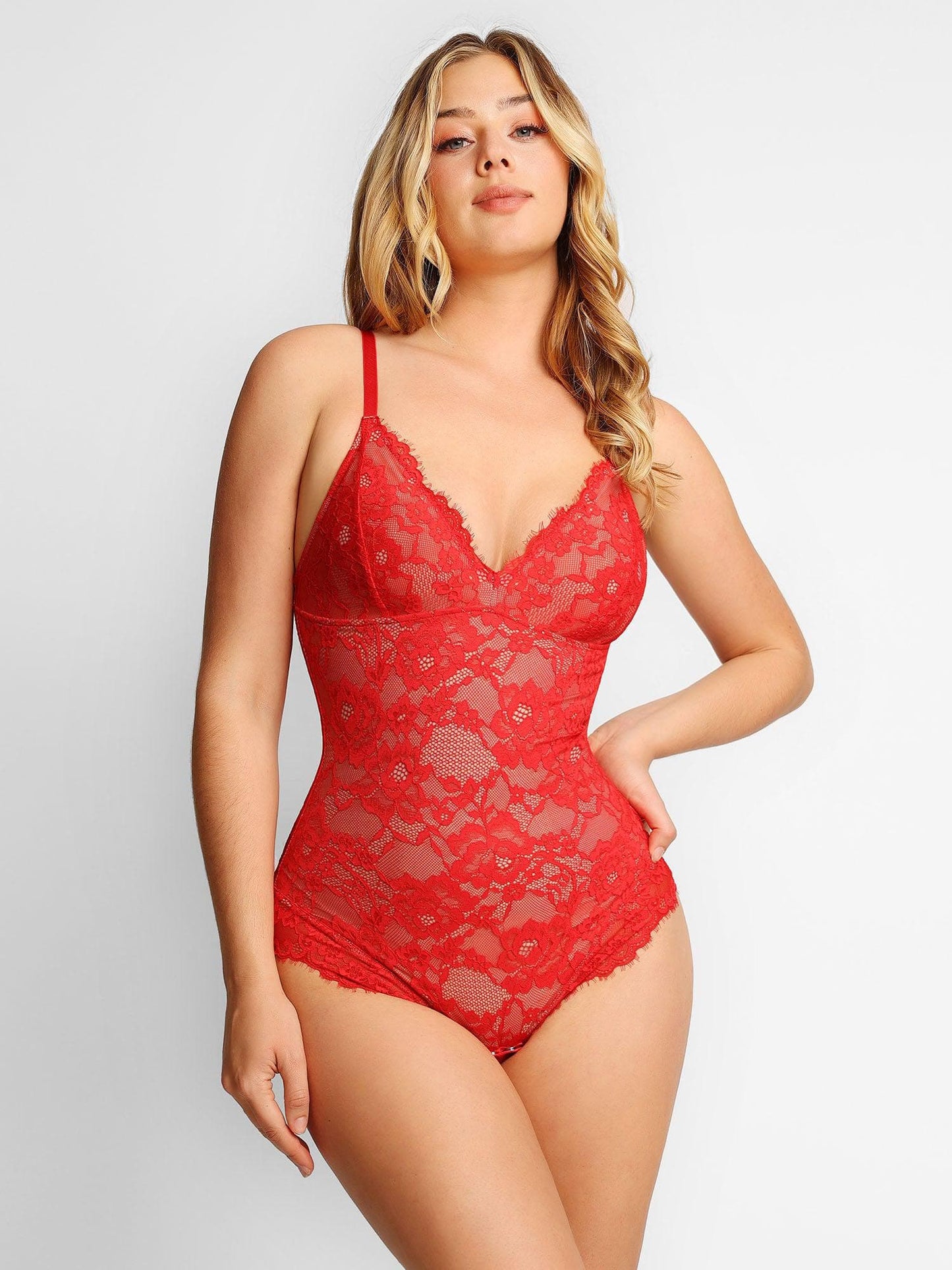 Shapewear Tam Dantel Bodysuit Midi İş Kıyafeti Etek Takımı