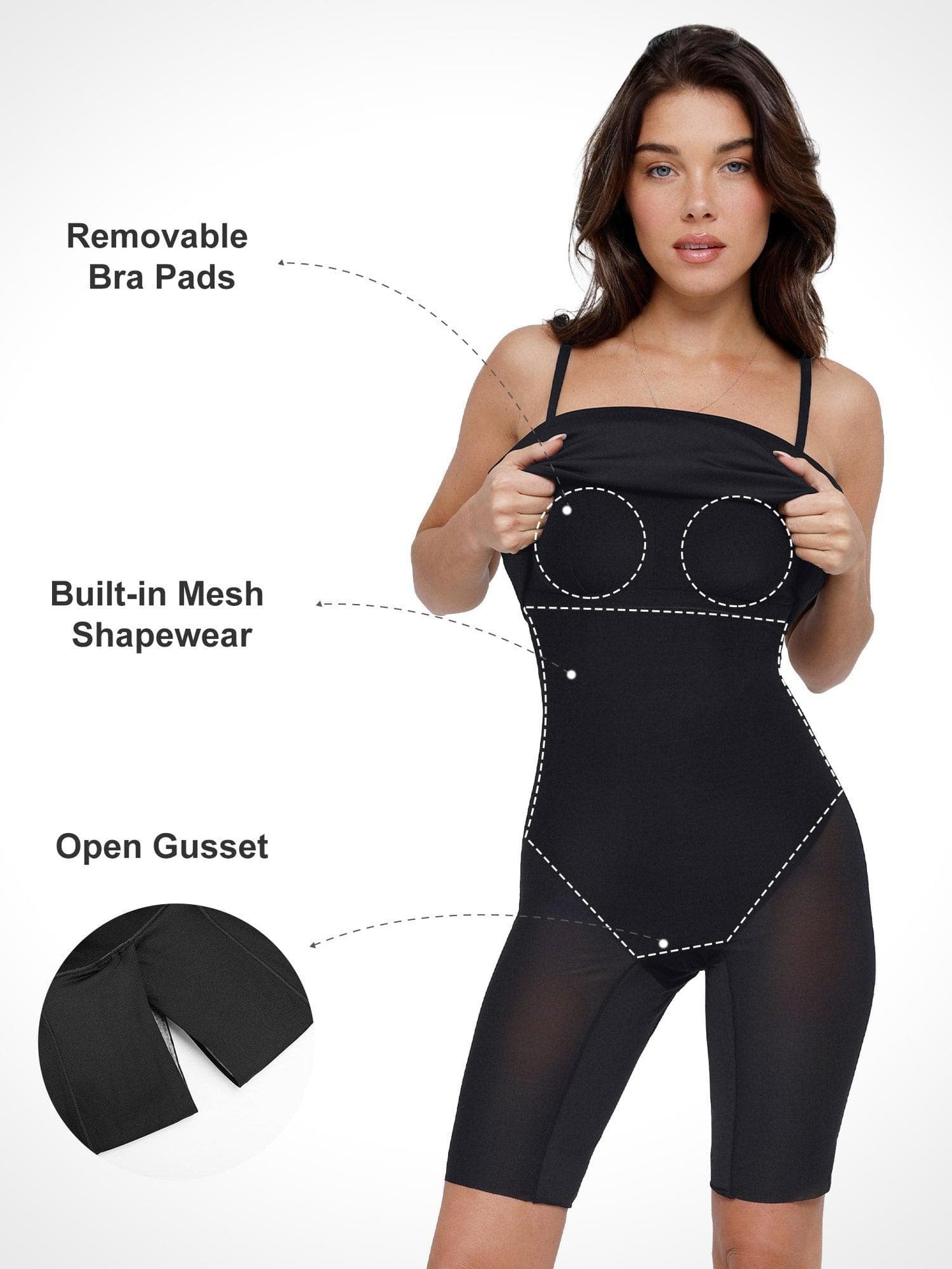 Bluetag Serinletici Shapewear İnceltici Midi Tüp Elbise