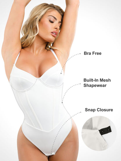 Shapewear Kum Saati Korse Maksi Elbise veya Tanga Bodysuit