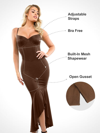 Shapewear Kum Saati Korse Maksi Elbise veya Tanga Bodysuit