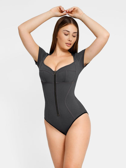 Shapewear Denim Şekillendirici Elbise veya Bodysuit veya Tulum