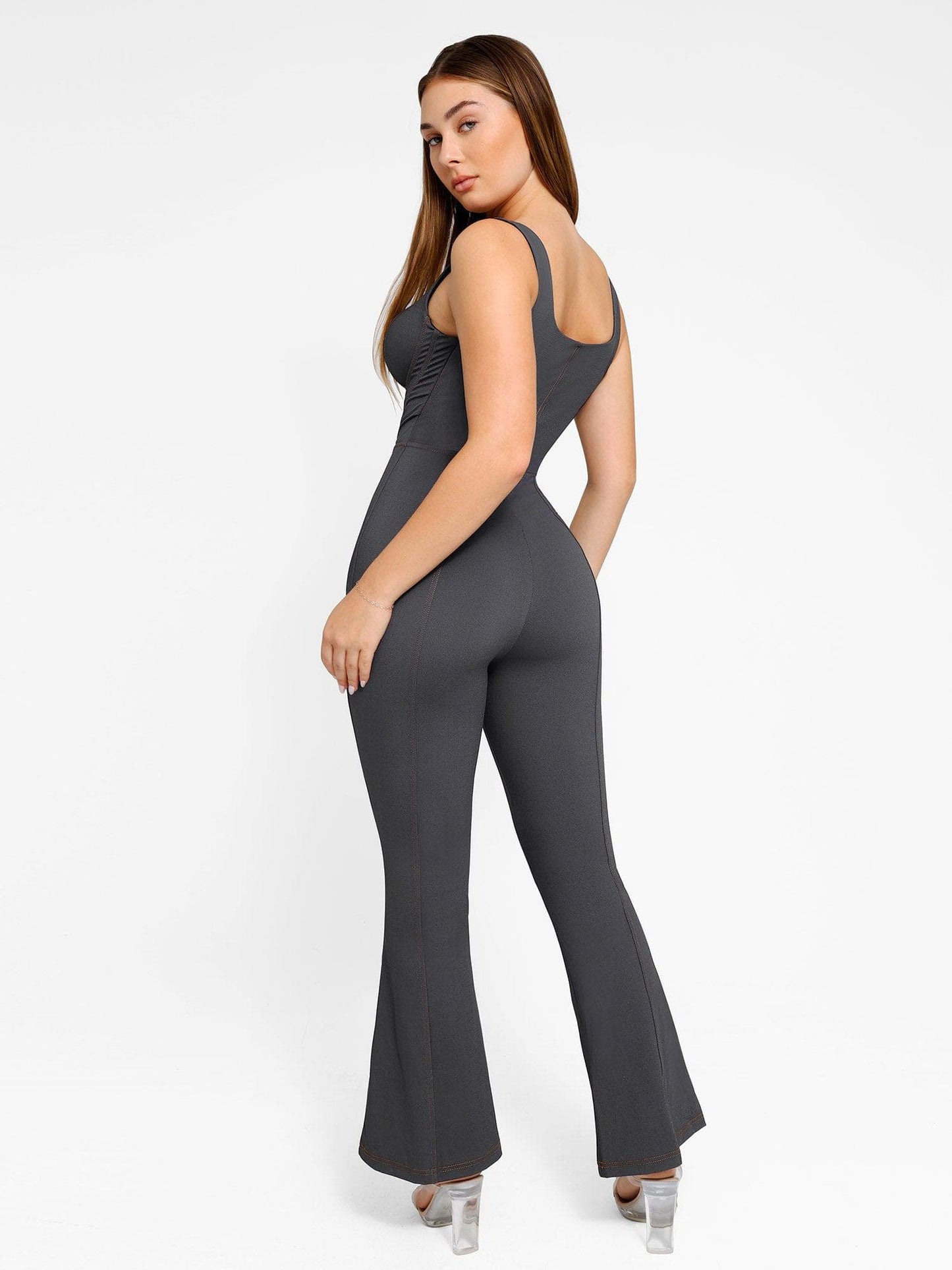 Shapewear Denim Şekillendirici Elbise veya Bodysuit veya Tulum