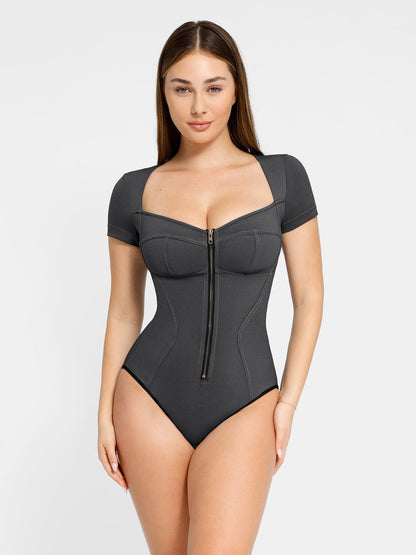 Shapewear Denim Şekillendirici Elbise veya Bodysuit veya Tulum