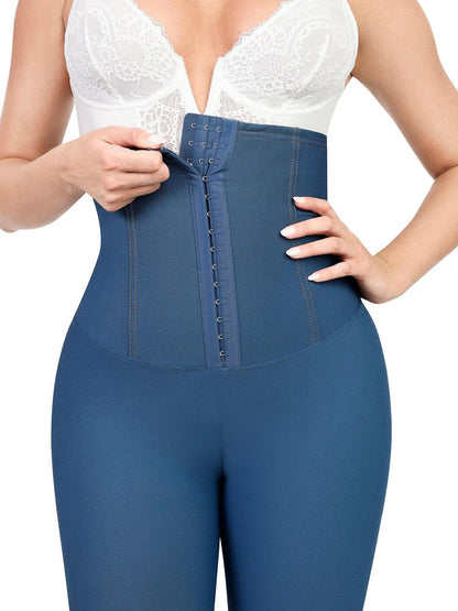 Dahili Şekillendirici Denim Bodysuit Veya Romper Veya Elbiseler