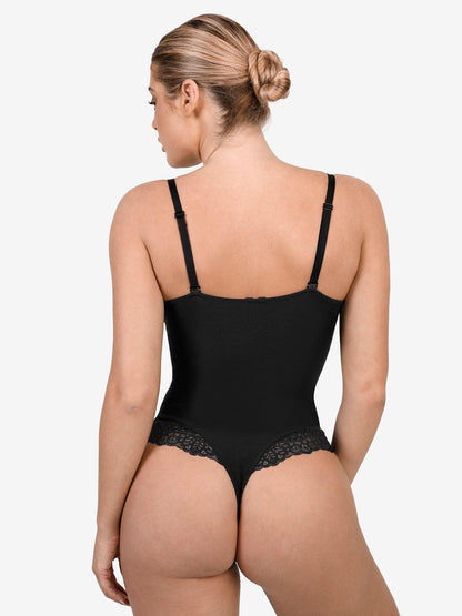 Dahili Şekillendirici Dantel Bodysuit Veya Tulum Veya Elbise