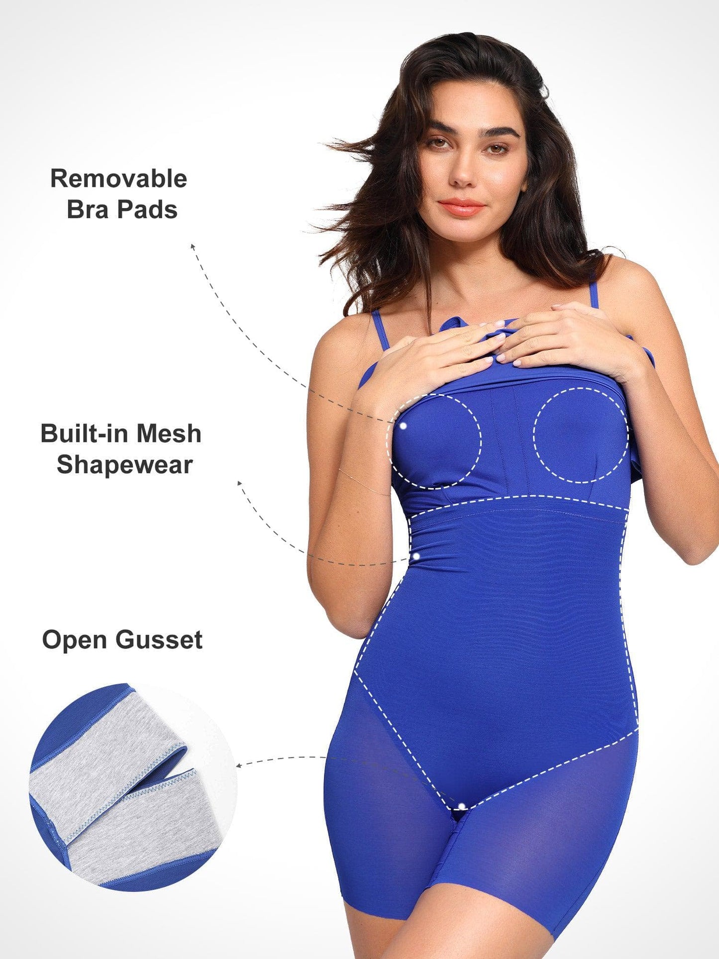 Shapewear İnceltici Midi Elbise ve Şeffaf File Overlay Set