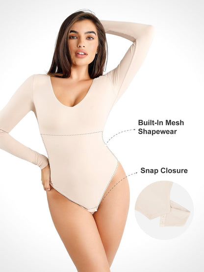 Shapewear Cloudsense Dikişsiz İnceltici Tanga Bodysuits