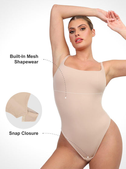 Shapewear CloudSense Yumuşak Şekillendirici Tanga Atlet Bodysuit