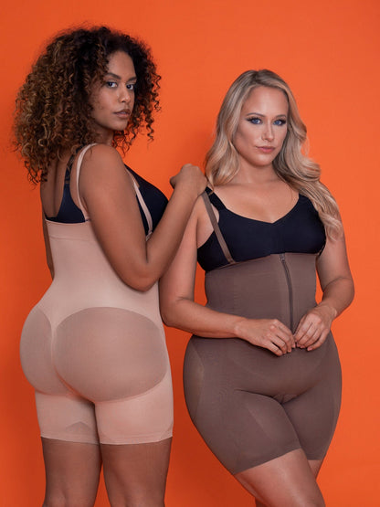 Shapewear File Karın Kontrollü Kalça Şekillendirici Bodysuit