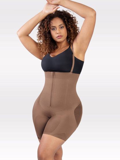 Shapewear File Karın Kontrollü Kalça Şekillendirici Bodysuit