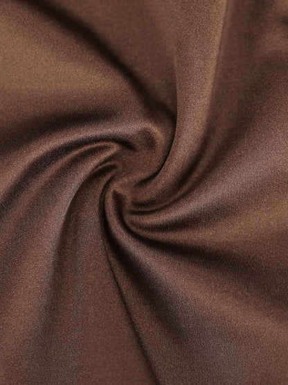 Shapewear Şekillendirici Parlaklık Diz Üstü Korse Romper