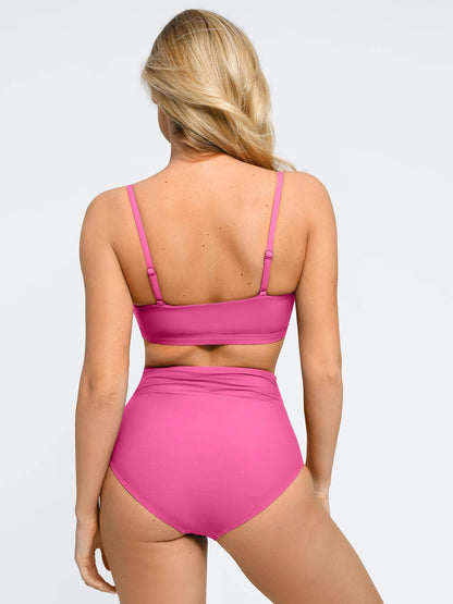 Shapewear Dantelli Şekillendirici Bikini Üstü ve Altı Seti