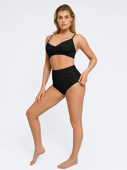 Shapewear Dantelli Şekillendirici Bikini Üstü ve Altı Seti