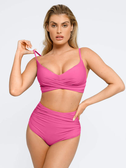 Shapewear Dantelli Şekillendirici Bikini Üstü ve Altı Seti