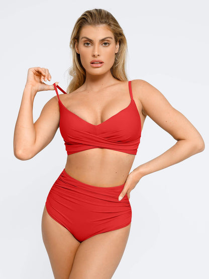 Shapewear Dantelli Şekillendirici Bikini Üstü ve Altı Seti