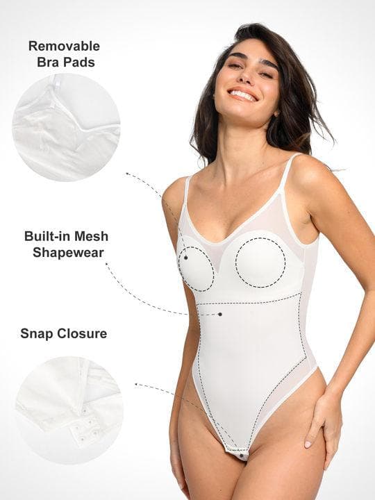 Shapewear İnceltici İllüzyon File Kaşkorse Bodysuit