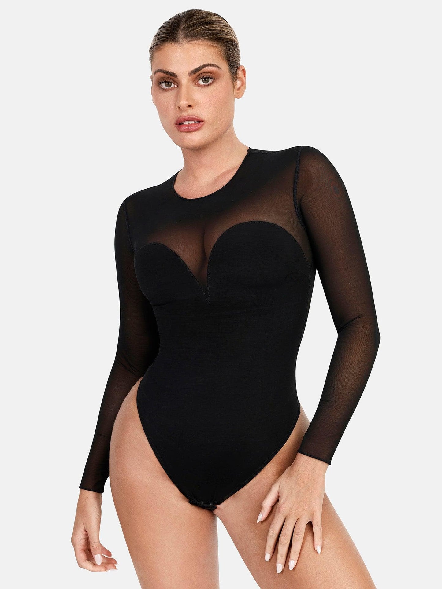 Shapewear İllüzyon File İnceltici Tanga Bodysuits