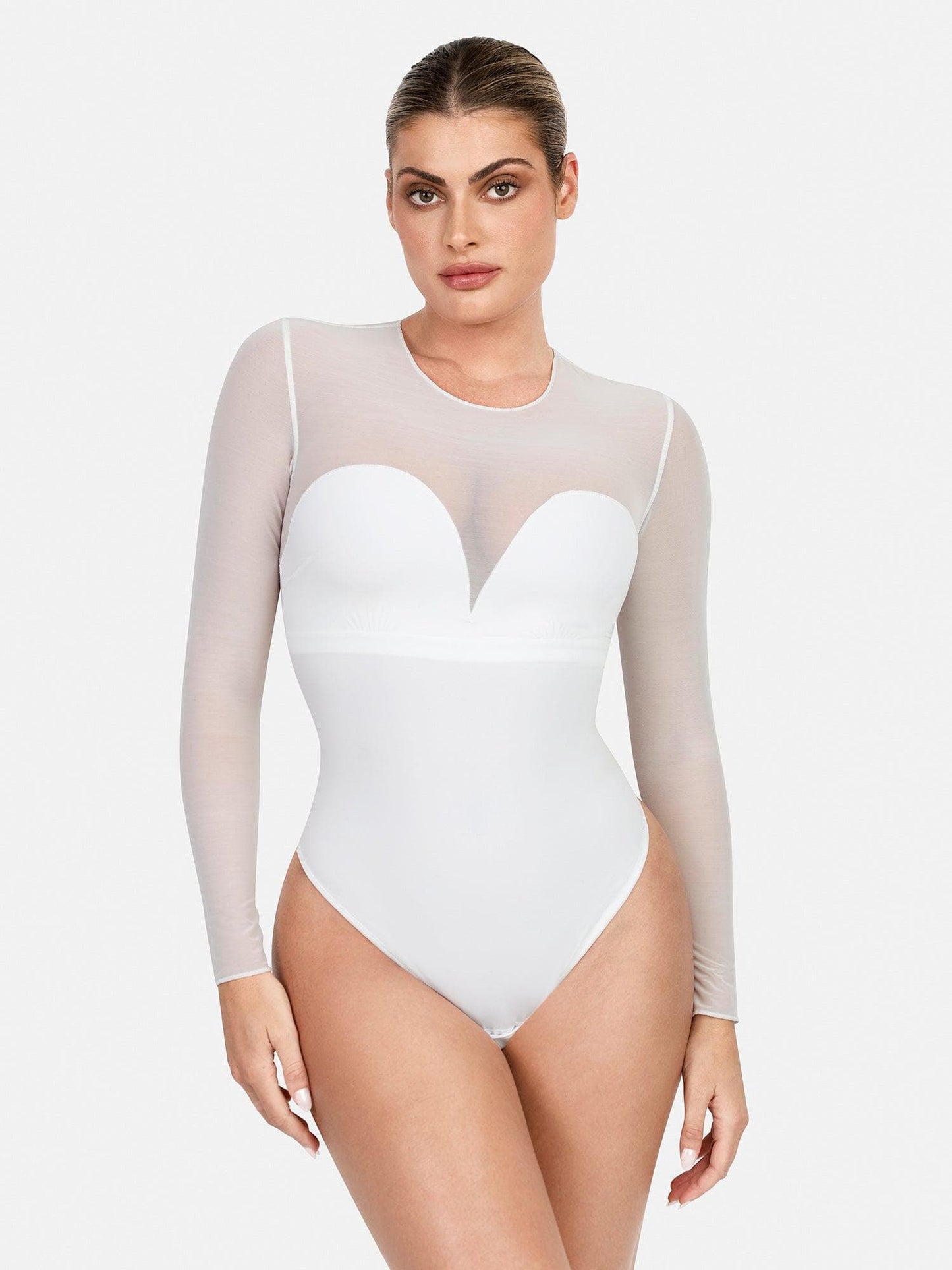 Shapewear İllüzyon File İnceltici Tanga Bodysuits