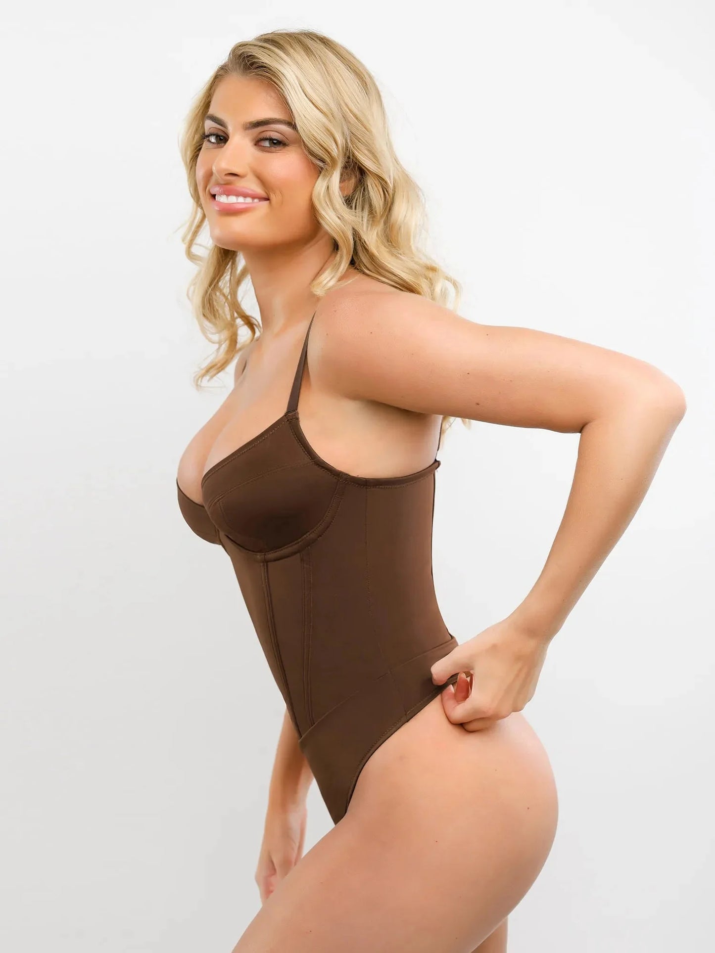 Shapewear Karın Kontrol Korse Tanga Bodysuit