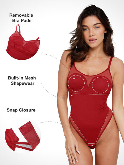 Shapewear İnceltici İllüzyon File Kaşkorse Bodysuit