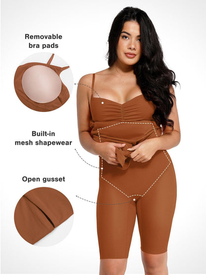 Shapewear Dantel Gömme Şekillendirici Deniz Kızı Maksi Slip Elbise