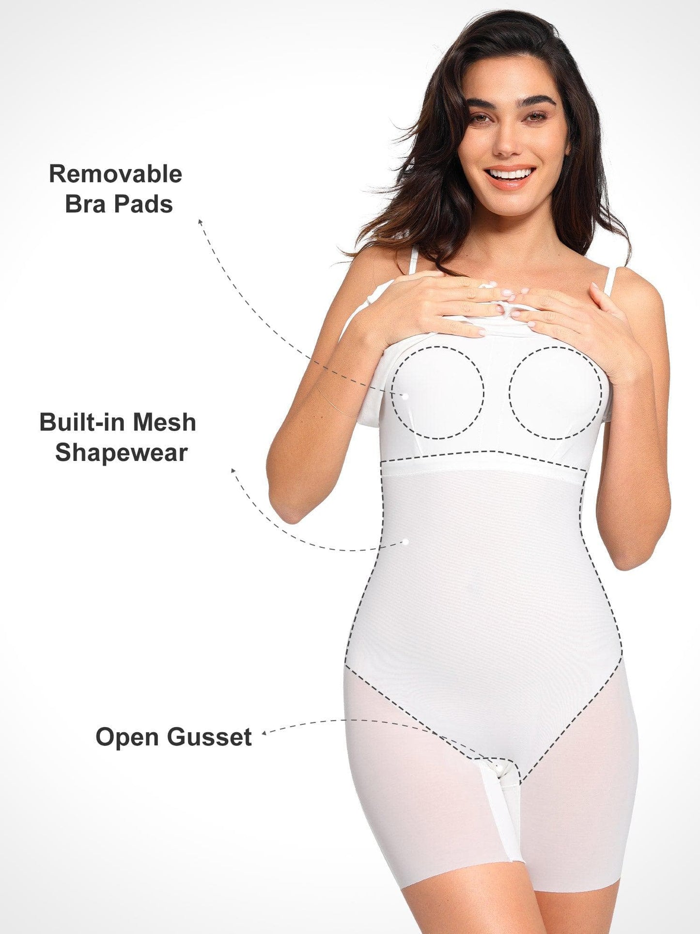 Shapewear İnceltici Midi Elbise ve Şeffaf File Overlay Set