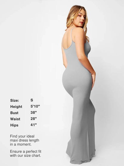 Shapewear Modal İnceltici Maksi Slip Elbise