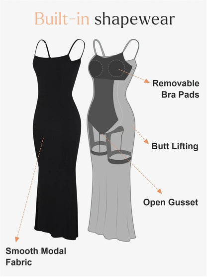 Shapewear Yumuşak Modal Şekillendirici Elbiseler