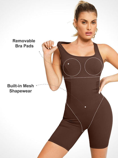 The Shapewear Romper Sırtı Atlet Kesimli