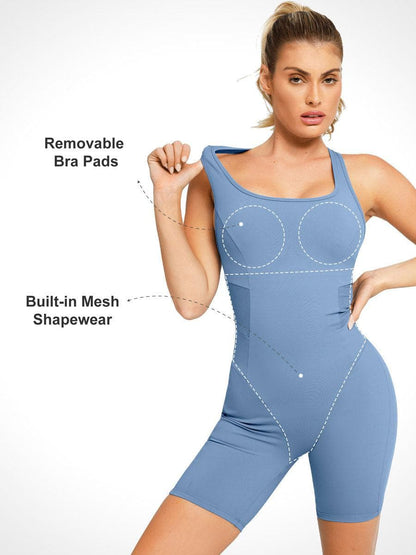 The Shapewear Romper Sırtı Atlet Kesimli