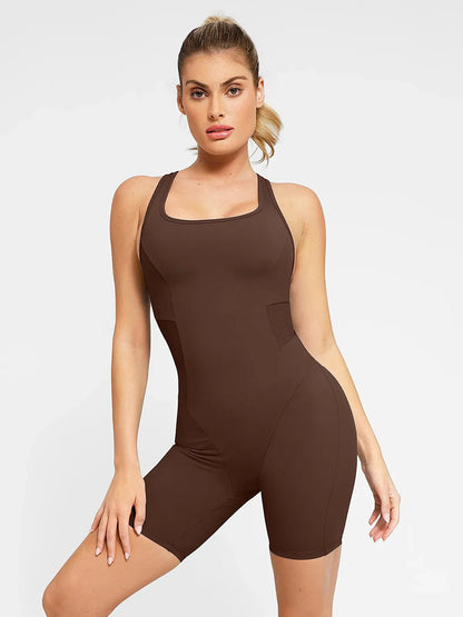 The Shapewear Romper Sırtı Atlet Kesimli