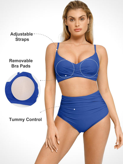 Shapewear Dantelli Yüksek Bel Şekillendirici Bikini Altı