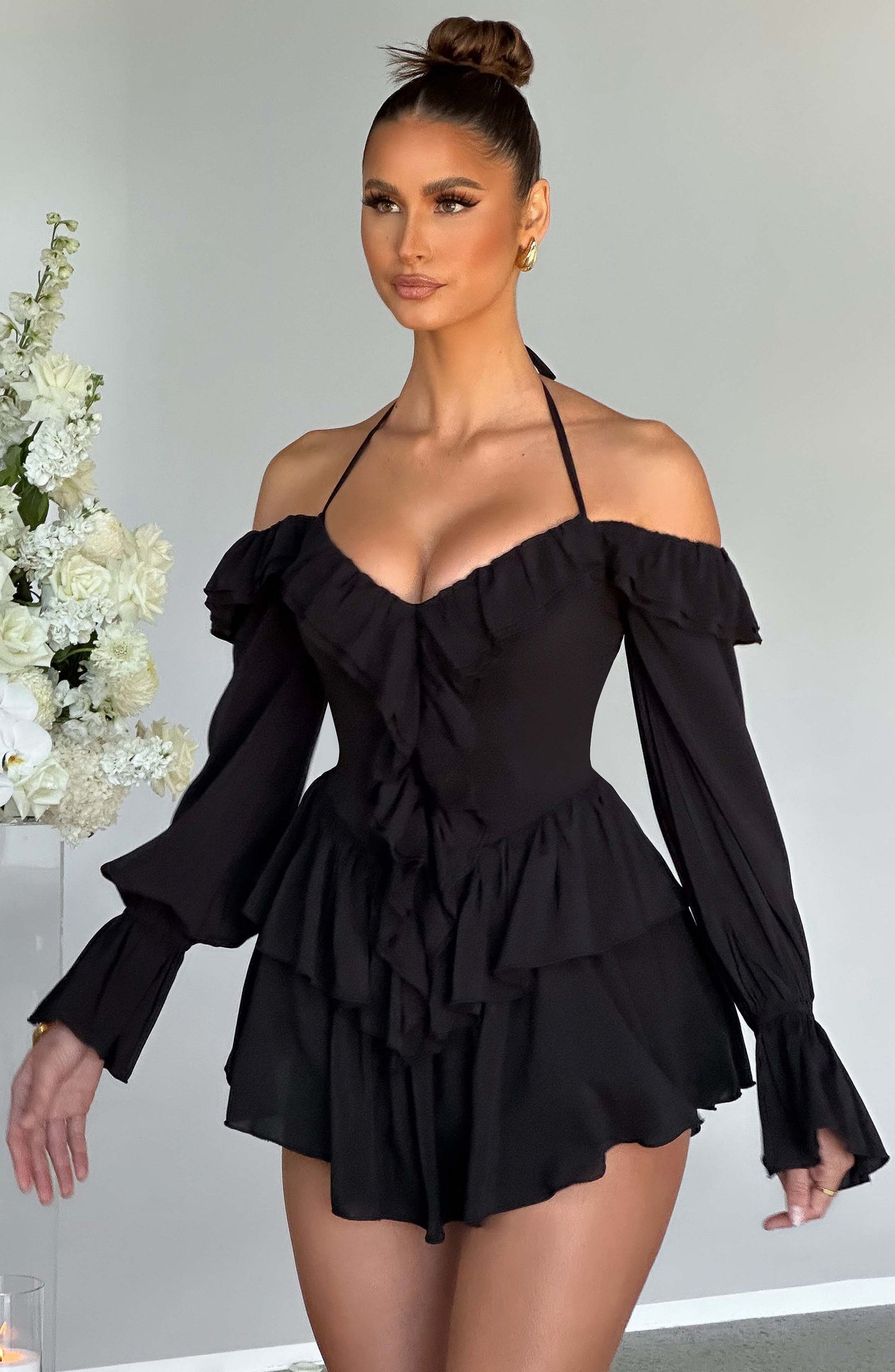 Savanna Playsuit - Siyah