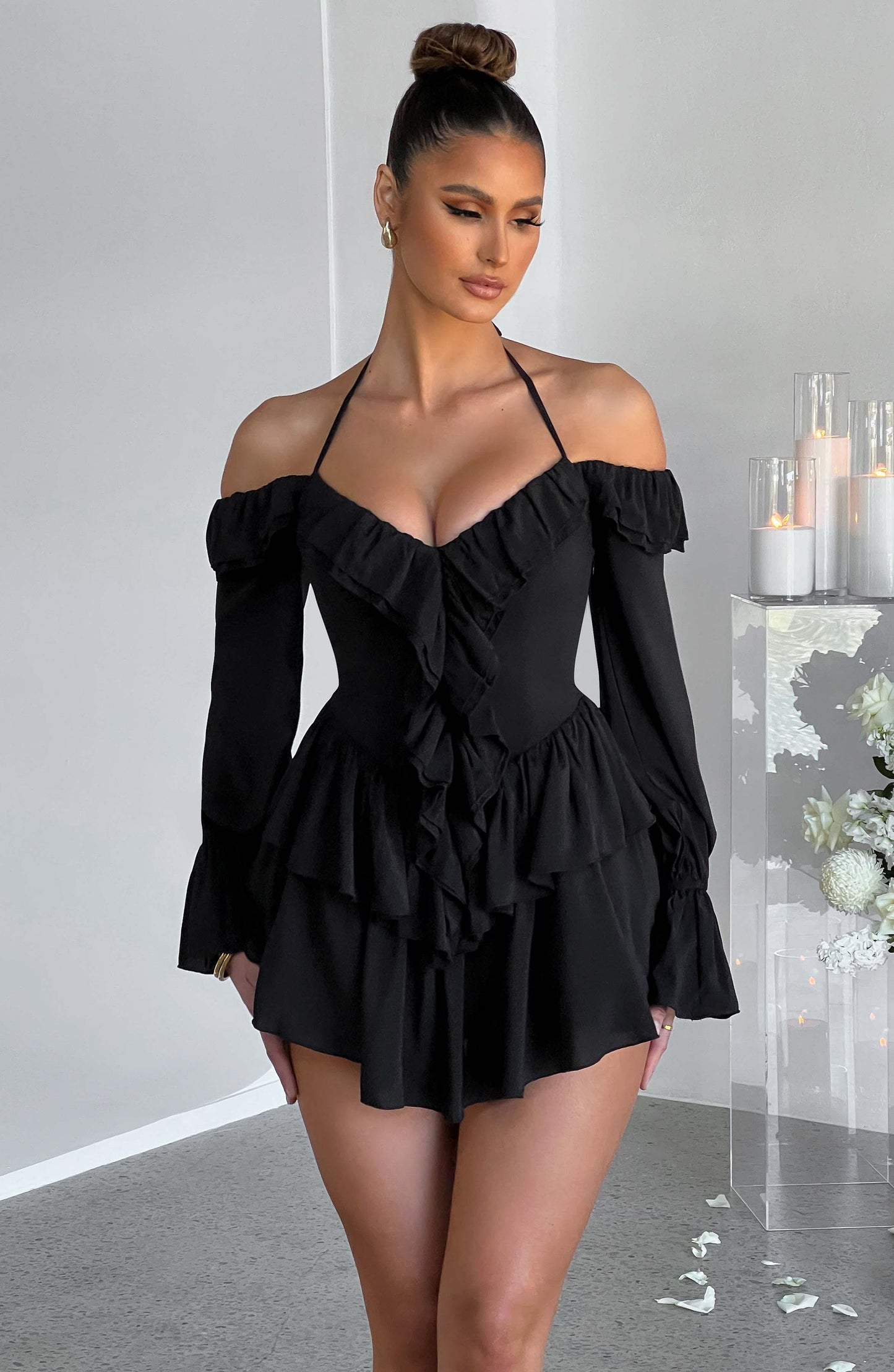 Savanna Playsuit - Siyah