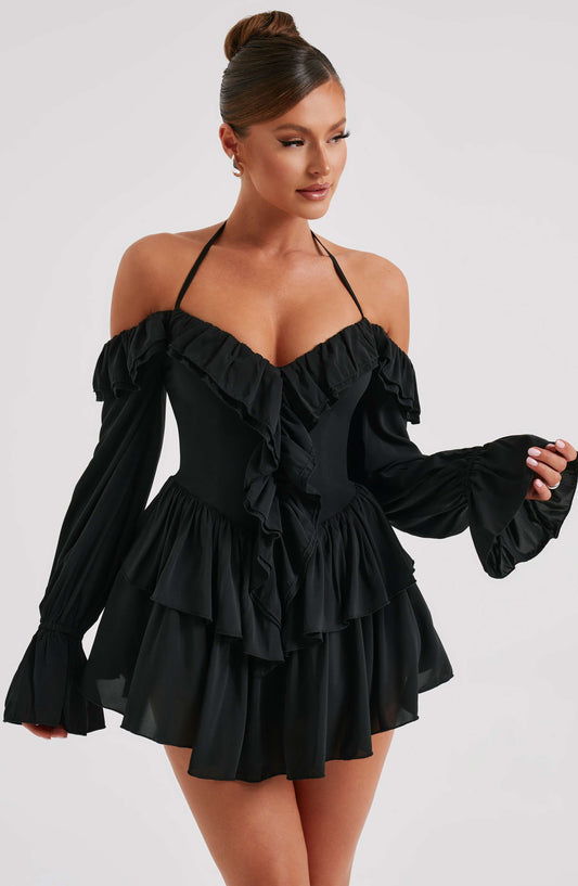 Savanna Playsuit - Siyah