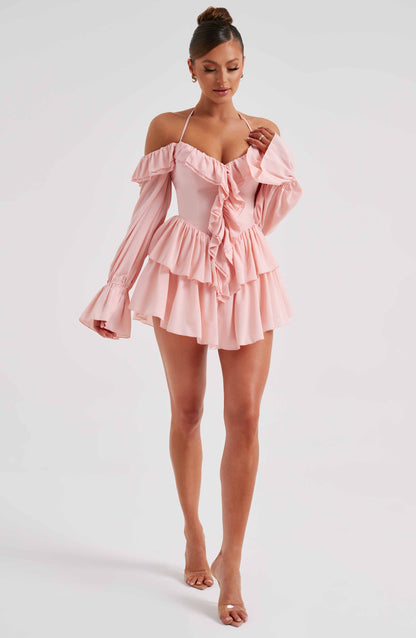 Savanna Playsuit - Pembe