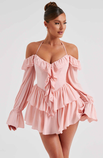 Savanna Playsuit - Pembe