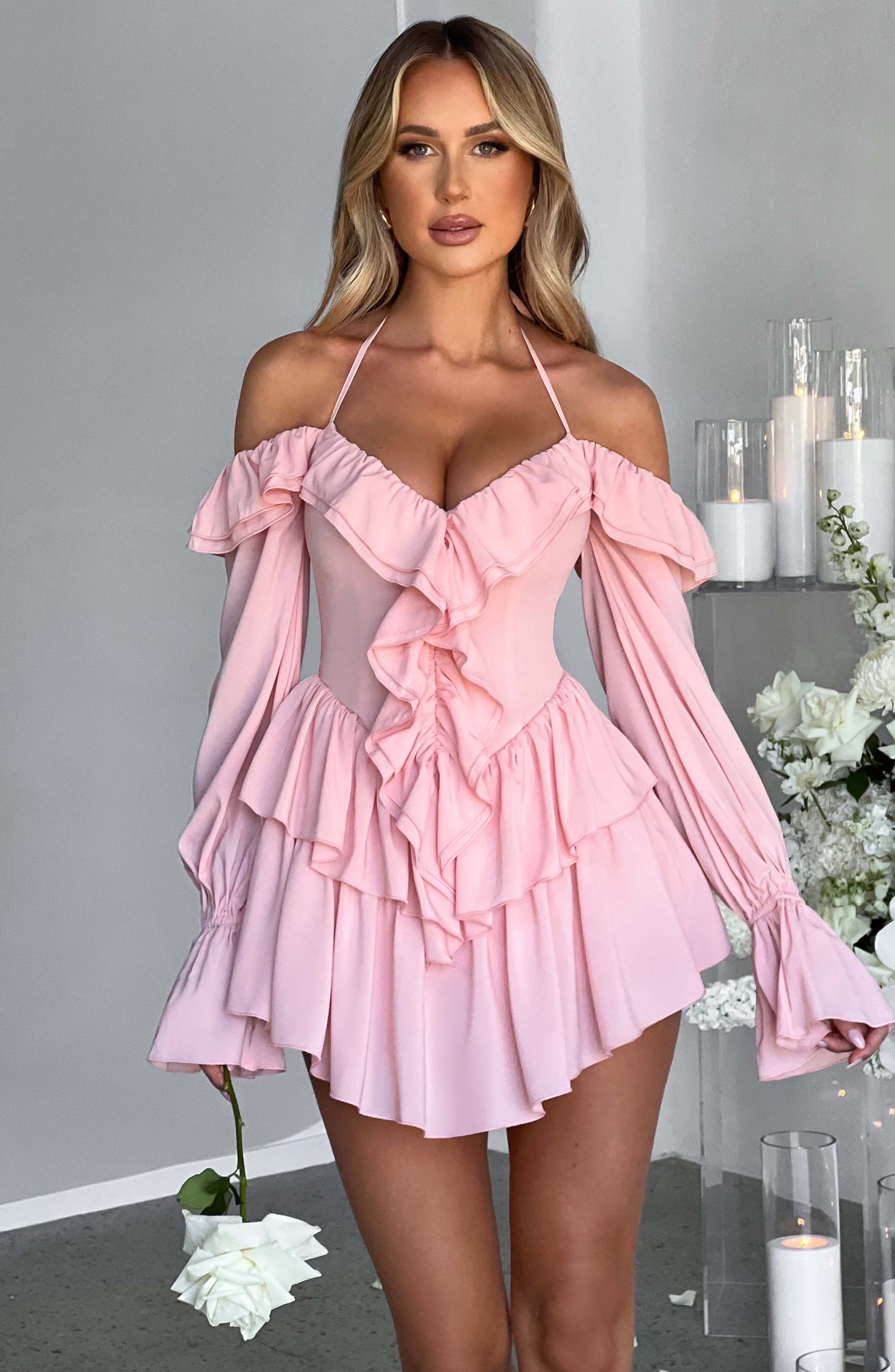 Savanna Playsuit - Pembe