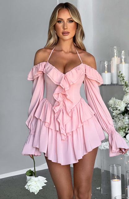 Savanna Playsuit - Pembe