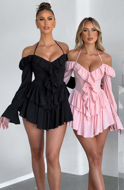 Savanna Playsuit - Pembe