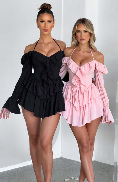 Savanna Playsuit - Pembe