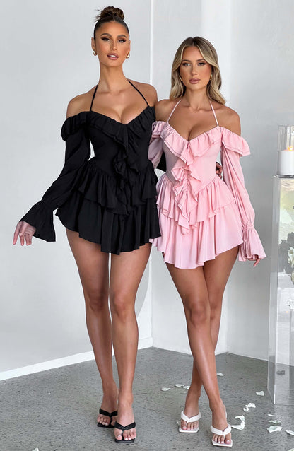 Savanna Playsuit - Pembe